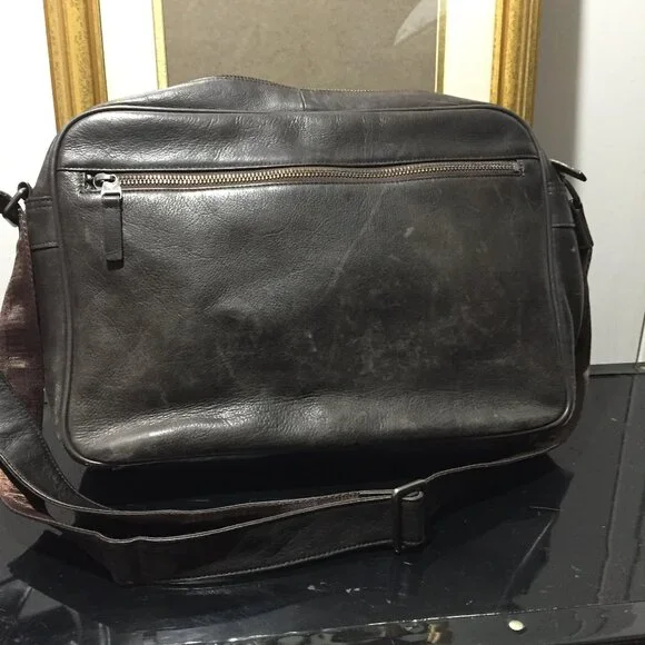 DANIER LEATHER LAPTOP MESSENGER BAGS - Picture 3 of 11
